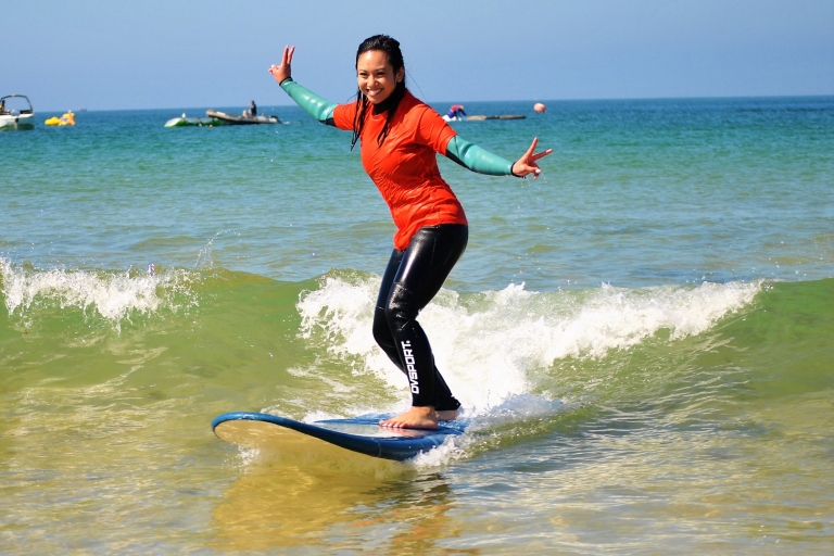 Albufeira: surfles op het strand van Galé