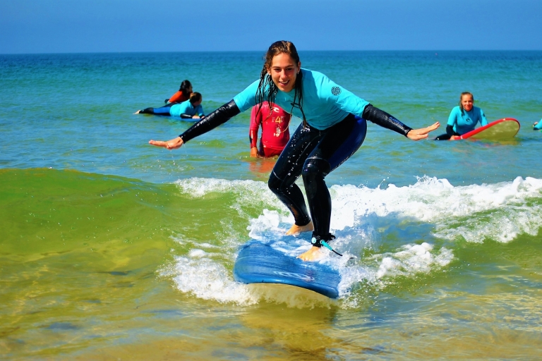 Albufeira: surfles op het strand van Galé