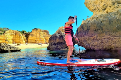 Albufeira: Stand Up Paddle-Unterricht und Küstentour