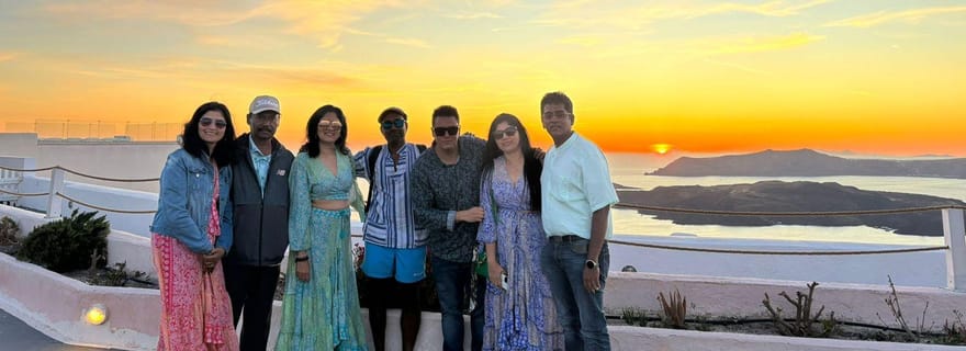 Visite privée de Santorin avec guide de la région