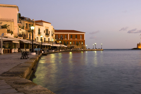 Depuis Réthymnon : transfert aller-retour à La Canée avec temps libre