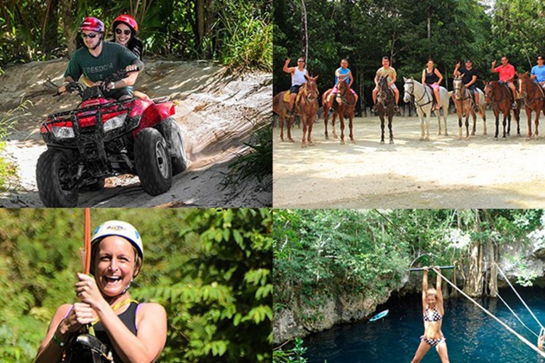 Cancún: Zip Line und ATV Off-Road Abenteuer