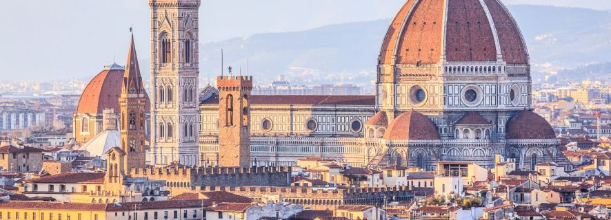 Accademia Gallery and Uffizi Gallery: Tour with City Walking Tour