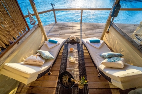 Pearl Island: Private Cabana mit Meerblick und Mittagessen