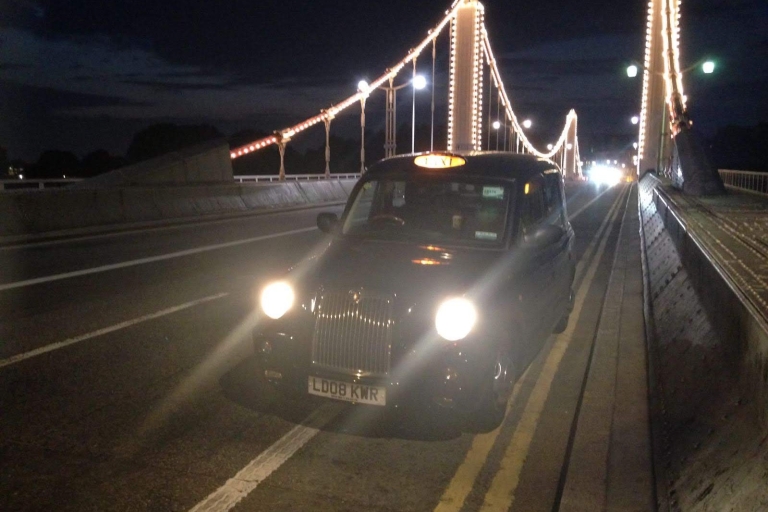 Londres de nuit en taxi