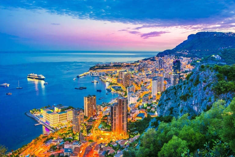 Privétour naar Monaco en Monte Carlo bij nacht