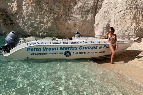 De Porto Vromi: croisière en bateau privé sur la plage du naufrage