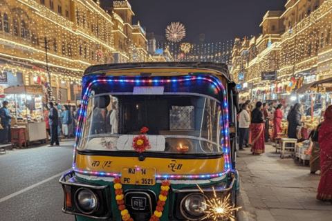 Jaipur: tour serale in tuk tuk con autista che parla inglese