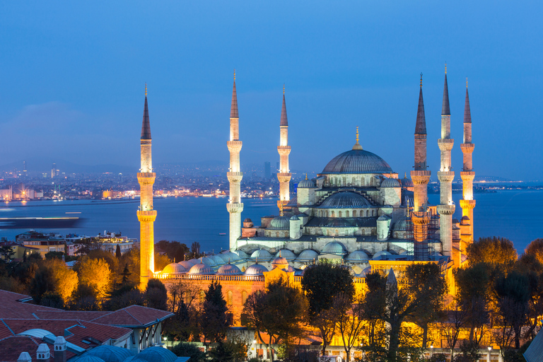 Istanbul: Nattlig rundtur i Hagia Sofia och Blå moskénIstanbul: Rundtur i Hagia Sophia och Blue Mosque by Night