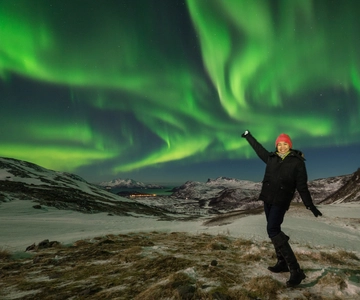 Tromso: Northern Lights Photography Tour by Bus (or miniBus)