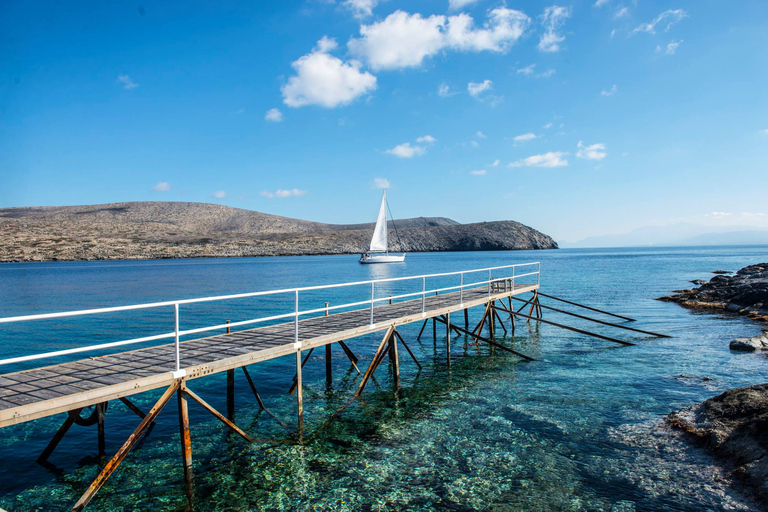 Heraklion: Crociera in barca a vela sull&#039;isola di Dia con snorkelingTour privato di mezza giornata