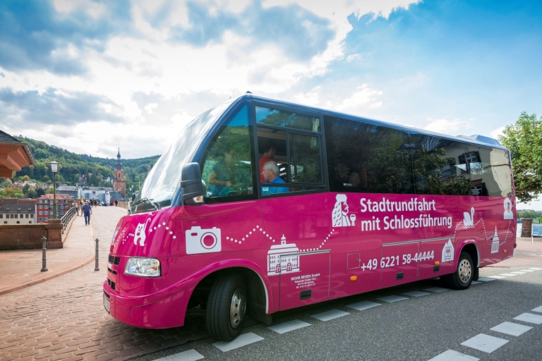 Heidelberg: recorrido en autobús turístico y castilloTour en autobús compartido en alemán