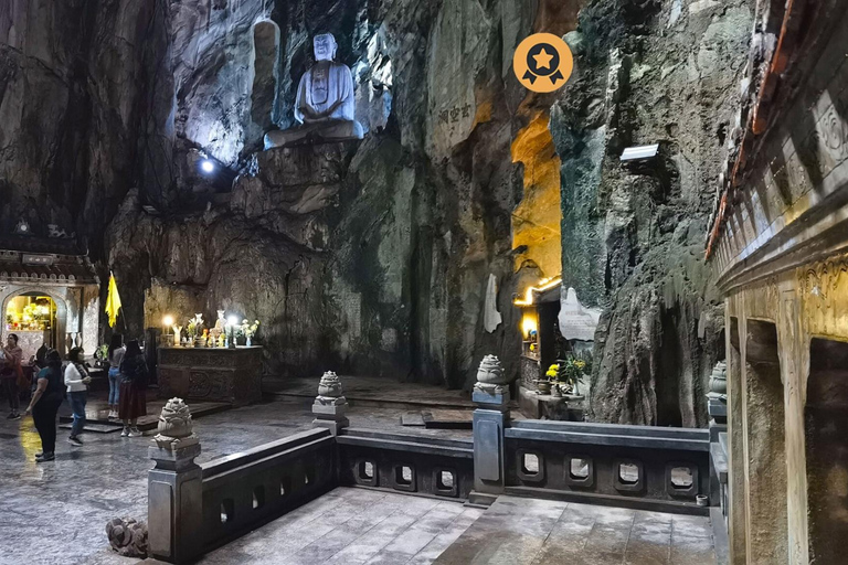 Lady Buddha, Marble Mountains and Am Phu Cave in Da Nang Private Tour & Private transfer & Private Guide