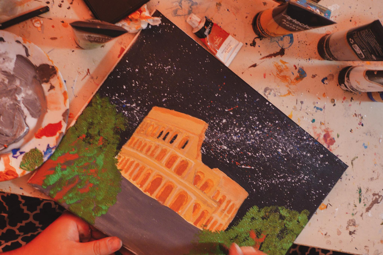 Tipsy Painting Class with Fine Wine & Arts in Rome