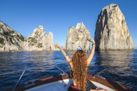 De Positano: excursion en bateau d'une journée à Capri