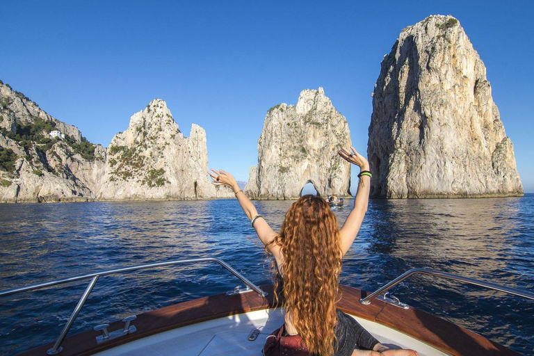 De Positano: excursion en bateau d'une journée à Capri