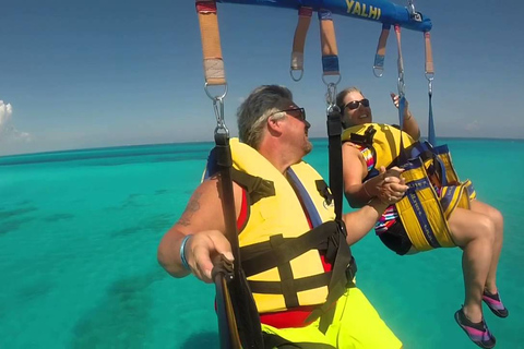 Cancún : aventure en parachute ascensionnel avec prise en charge et retour à l'hôtel