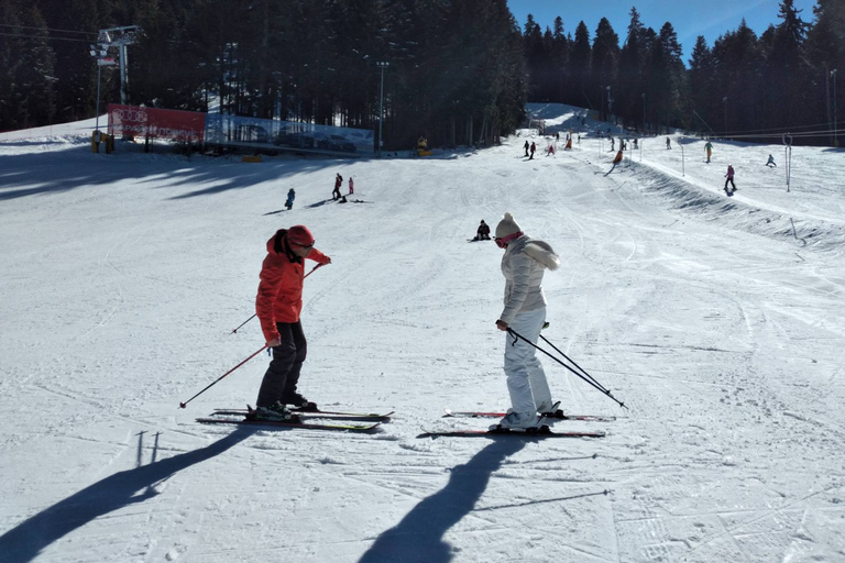 Viagem de 1 dia para o inverno na Montanha RilaViagem de um dia de inverno à montanha de Rila