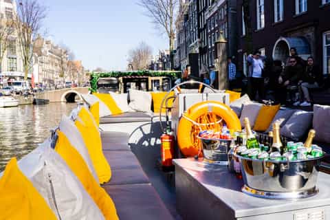 Amsterdam: Luxury Sightseeing Cruise with Drinks