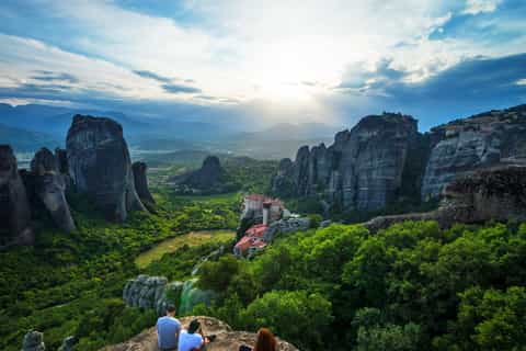 From Kalabaka: Morning Minibus Meteora Sightseeing Tour