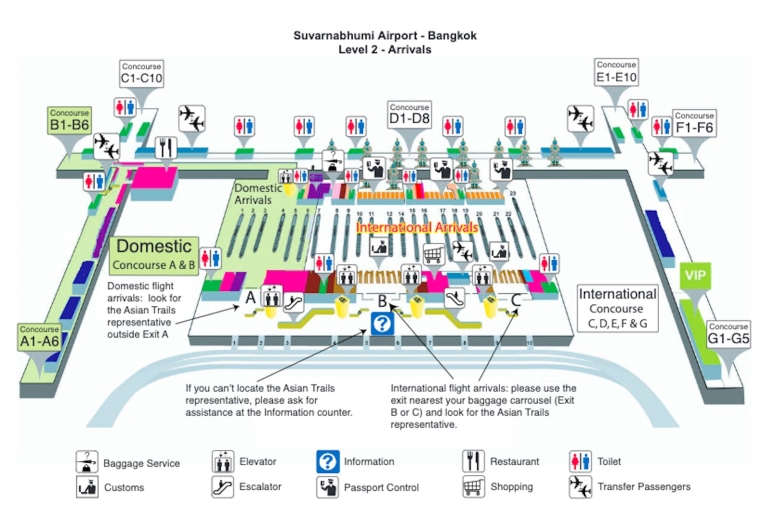 Bangkok: wspólny transfer vanem z lotniska Suvarnabhumi