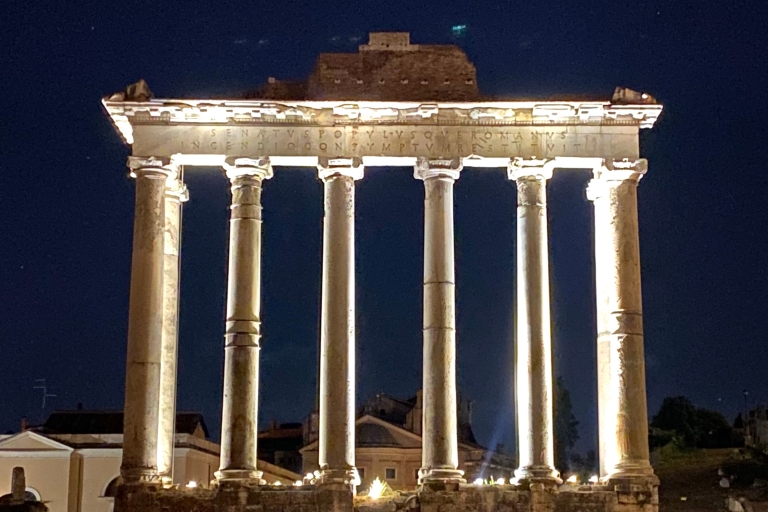 Rome: wonderen van het oude Rome in de schemeringPrivétour in het Italiaans