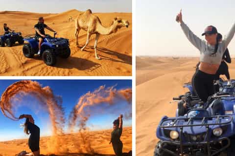 From Dubai: Morning ATV Quad Biking Desert Safari Adventure