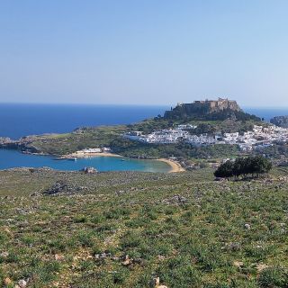 Lindos: tour guidato a piedi del villaggio di Lindos e dell'Acropoli