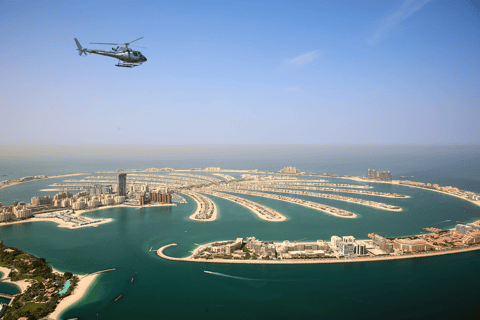 Dubai: Tour panoramico in elicottero della durata di 30 minutiTour condiviso in elicottero