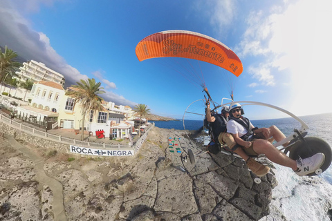 Adeje: Paratrike Flying Tour med upphämtning på hotell och foton