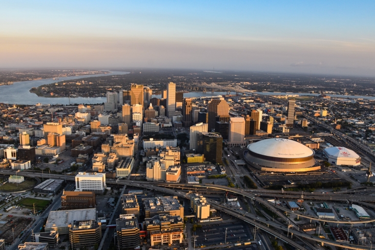 New Orleans: Daytime City Helicopter Tour 30-Mile City and Swamp Tour