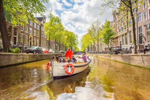 Amsterdam: Open Boat Canal Cruise