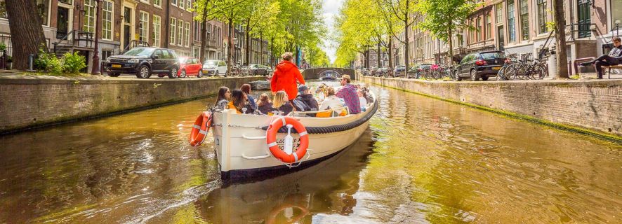 Amsterdam: Open Boat Grachtenfahrt