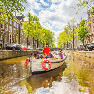 Amsterdam: Kanalcruise med åpen båt