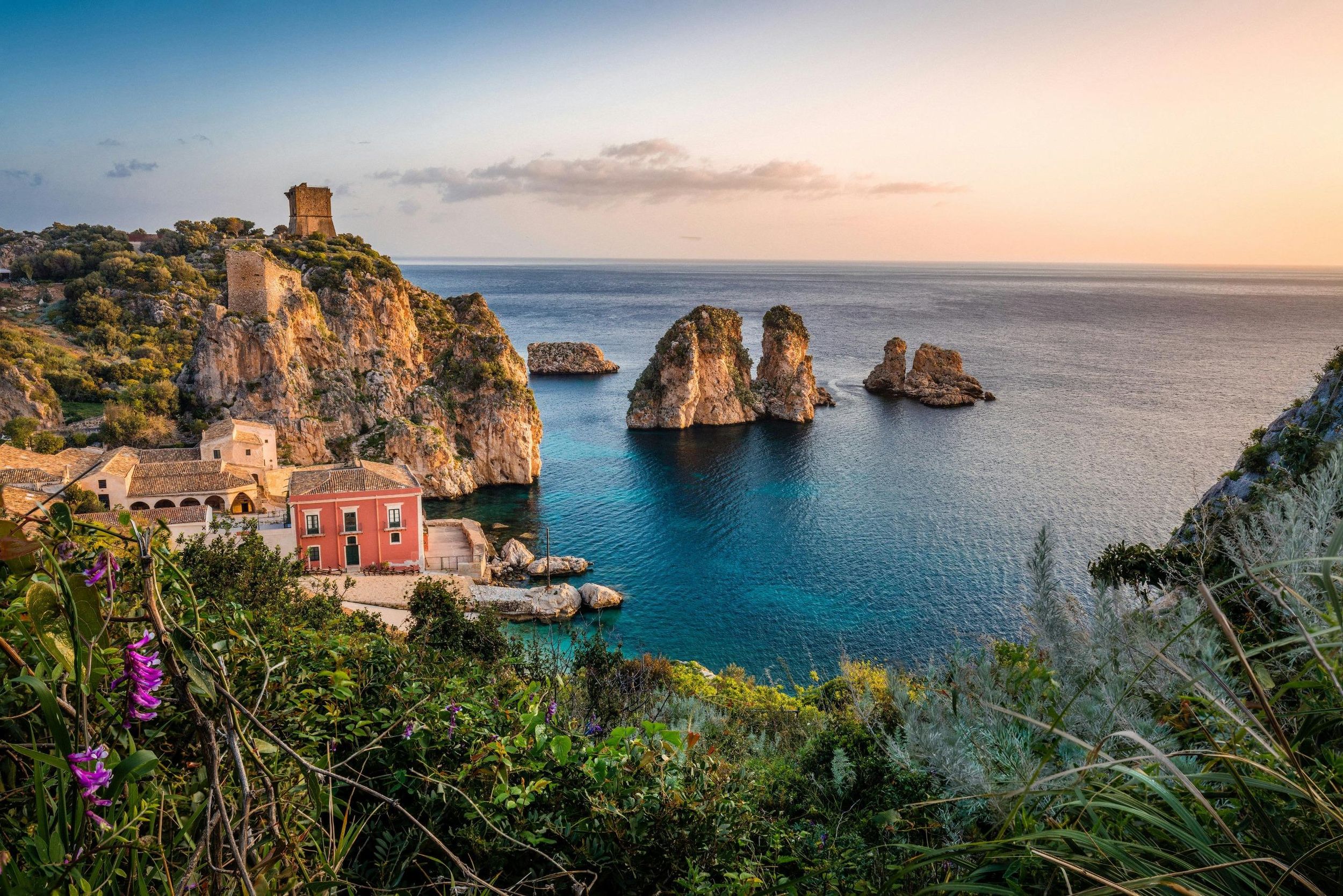 San Vito Lo Capo Panoramafahrt in der elektrischen Rikscha mit 6 Plätzen