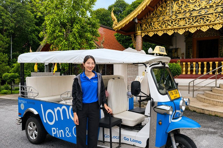 Chiang Mai: Old City Electric Tuk-Tuk Tour with Guide