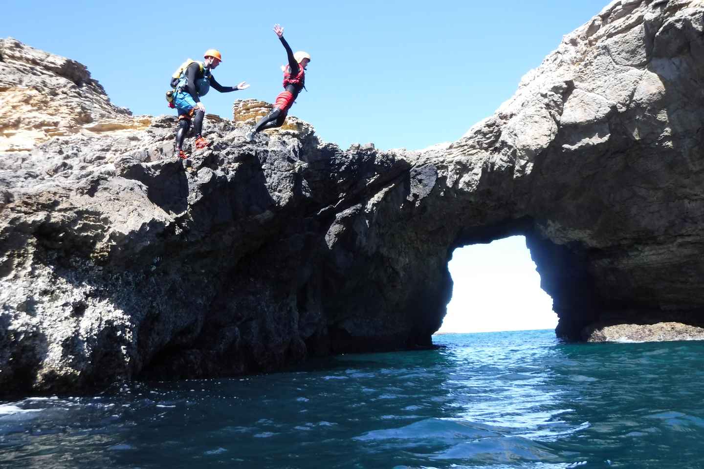 Sagres : Coasteering - Natation, Sauts de Falaise, Escalade