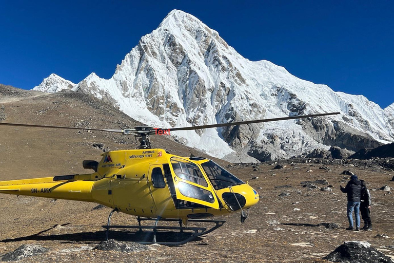 Mount Everest Helicopter Tour Stop at Everest View HotelKathmandu: Everest Base Camp Helicopter Flyover Tour