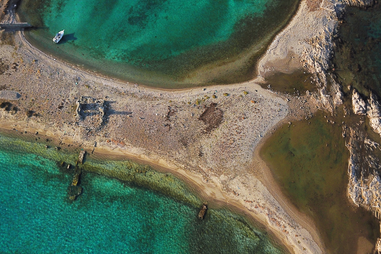 Von Ornos aus: Private Kreuzfahrt von Mykonos nach Delos und zur Insel Rhenia