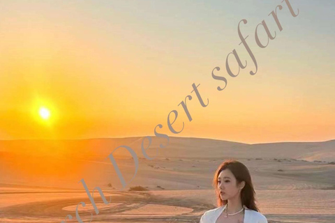 Desert Safari Qatar Camel Sandbording sunrise/sunset tour