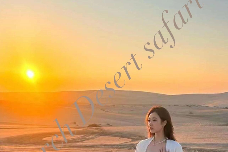 Desert Safari Qatar Camel Sandbording sunrise/sunset tour