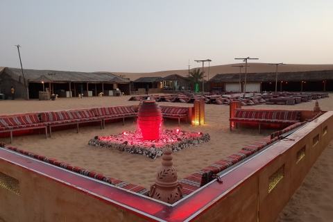 Ab Dubai: Abendliches Quad-Abenteuer in der Wüste mit BBQPrivate Quad-Safari mit Standard-BBQ-Dinner