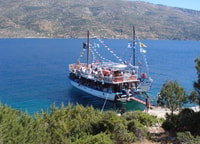 Samos, Visite en bateau avec barbecue Déjeuner à Samiopoula - Hizvo
