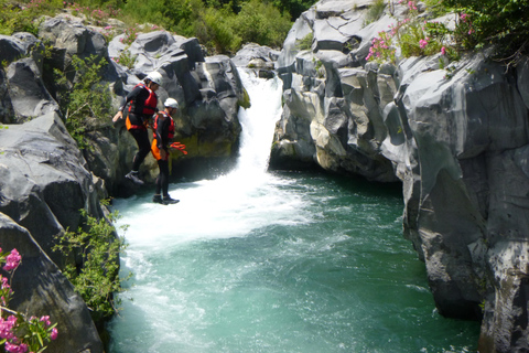Canyoning and bodyrafting in the Alcantara River