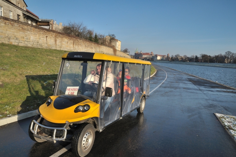 Cracovie : Visite guidée de la ville en voiturette de golf électrique