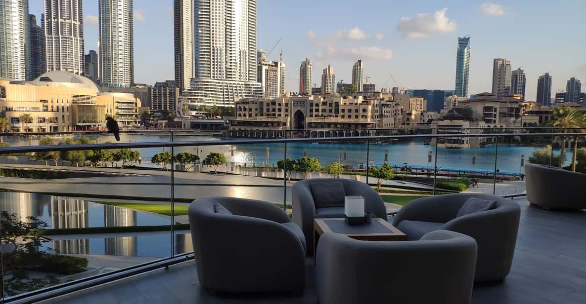 Dubai: Burj Khalifa VIP Lounge with Panoramic Sunset View