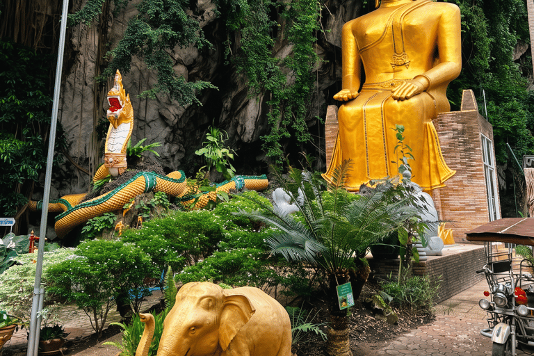 Pattaya: Waterfall Swim, Cave River and Naga Temple Day Trip