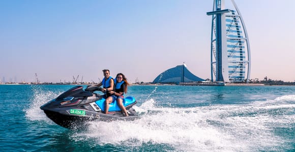 Dubai: Jetski, Burj Khalifa, Burj Al Arab, Saft, & Fotos
