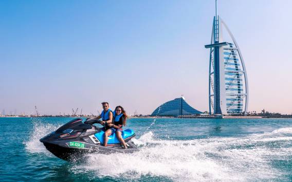 Dubai: Burj al Arab, Burj Khalifa, Marina & Atlantis Jetski
