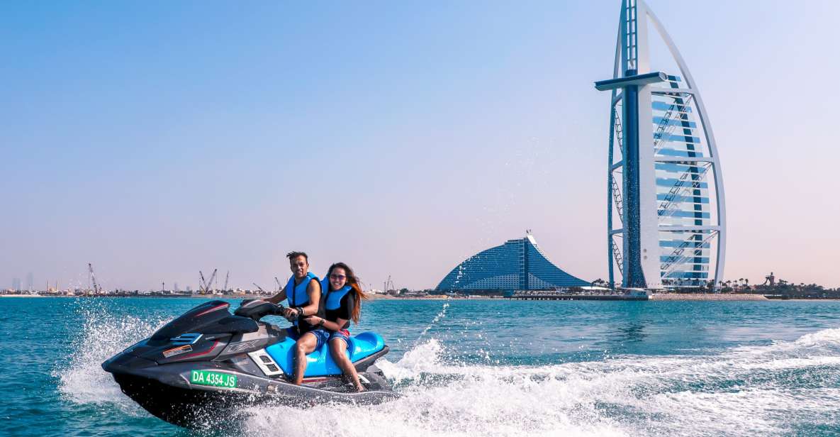 Dubaï : jet-ski au Burj-al-Arab, Burj Khalifa et Atlantis